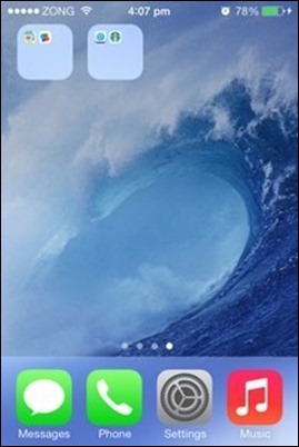 iOS-7-Nameless-Folder