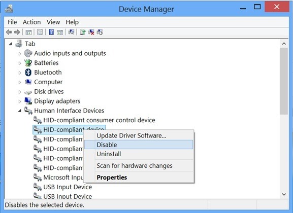  hid human interface devices   windows 10