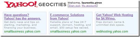 Geocities Yahoo!