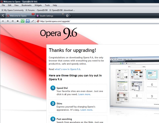 opera USB 9.61