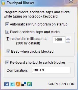 Touchpad Blocker