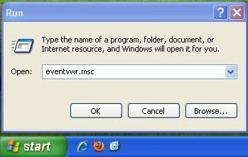 eventvwr-MSC-windows-xp