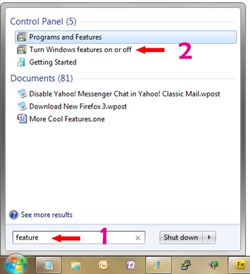 Windows 7 Feature