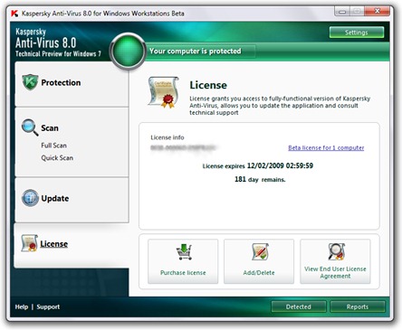 Kaspersky anti-virus 8.0 για windows Σταθμούς εργασίας