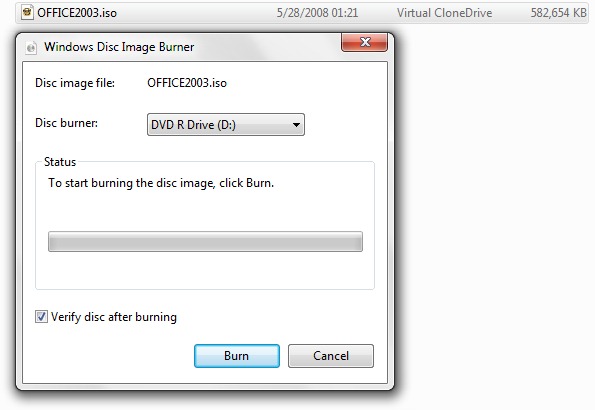 how to burn an iso image to usb stick with windows 7