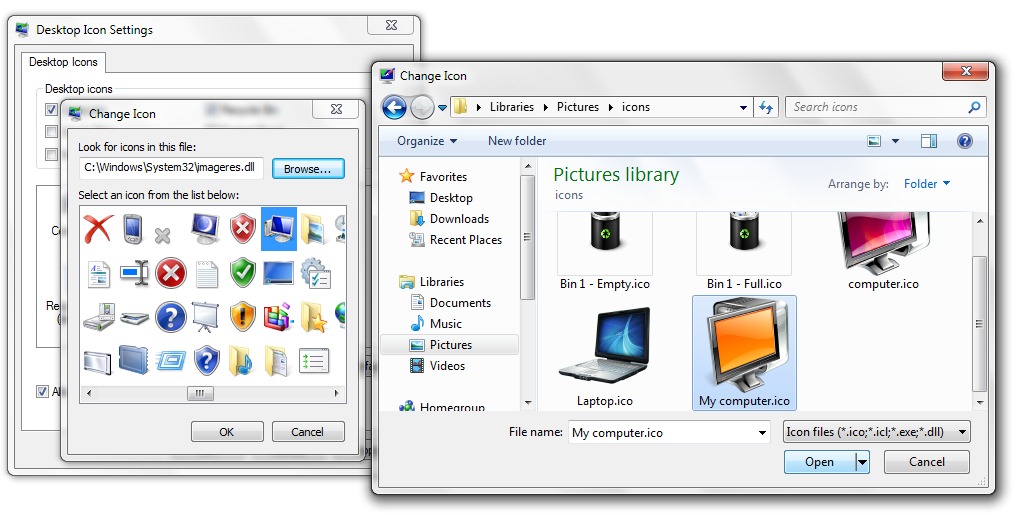 desktop икони settings
