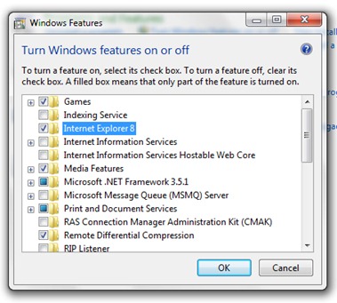 windows Features