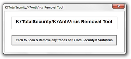 K7 Antivirus Removal Tool