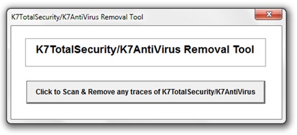 K7 Antivirüs Temizleme Aracı