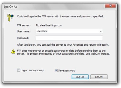 log-on-ftp