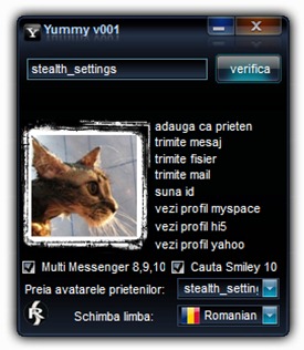 Yahoo Messenger skanneri - avatar