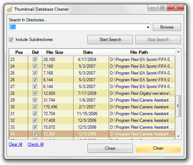 db tumbnail cleaner