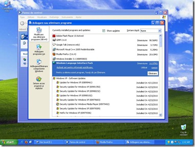 interfata windows xp in limba romana download gratis