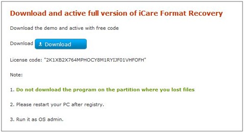 iCare licence