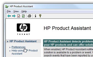 HP produkt assistent