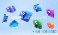 Keyboard shortcuts in Microsoft Office