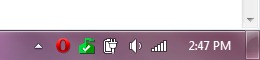 Opera System Tray Icon