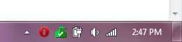 Opera System ट्रे आइकन