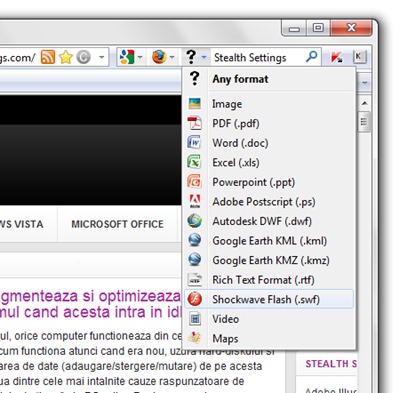 firefox Rozšířené vyhledávání