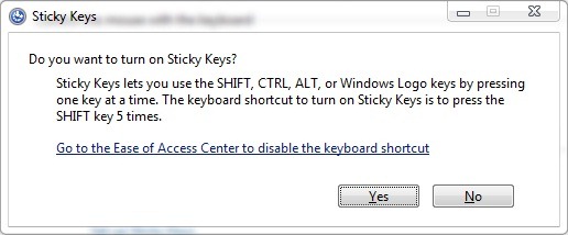 sticky-nøgler