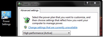 Advanced Power Settings