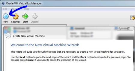 Add Novo System VirtualBox