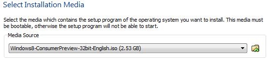 Install Windows 8 ISO