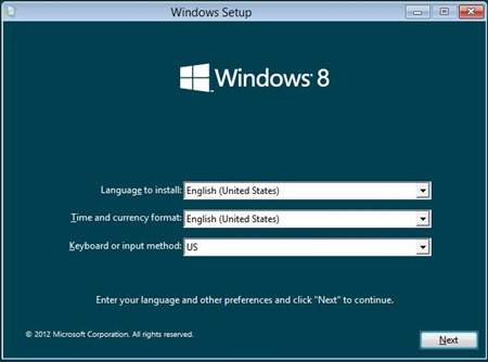 Windows 8 설정 1