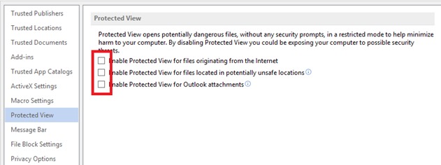 disable-protected-view-office2013