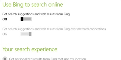 Disable-Bing-пошуку