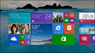 windows8.1開始屏幕