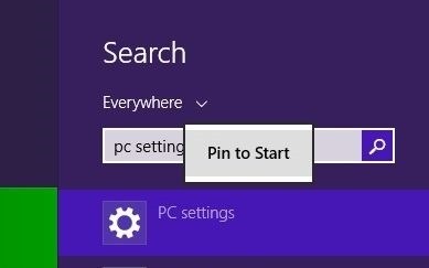 個人計算機Settings_pin-開始