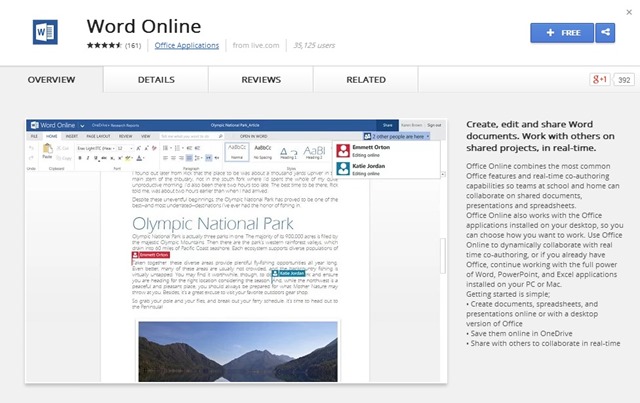 microsoft word 2013 free download chrome store