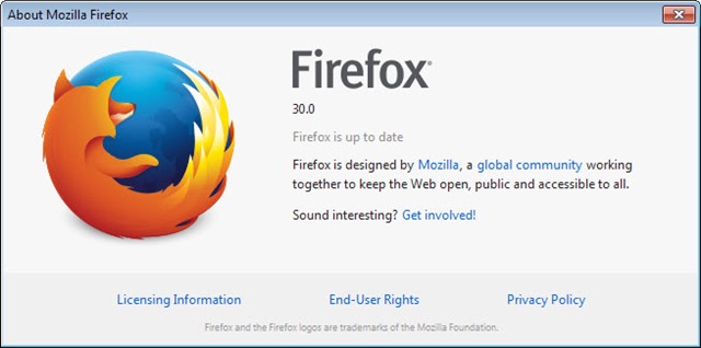 Firefox的30的
