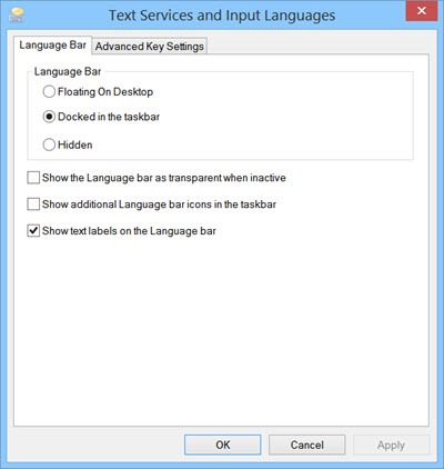 language-bar-types