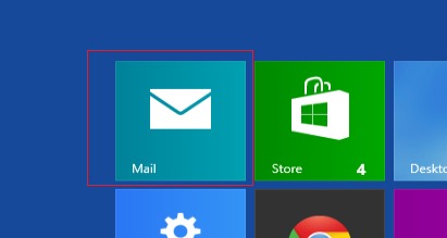 郵件應用程序windows8