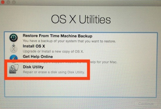 вибирати-disk-utility-os-x-utilities