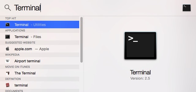 otevřeno-terminal