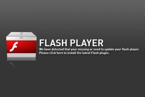 flash player, chybějící