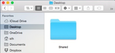 共享文件夾，OSX