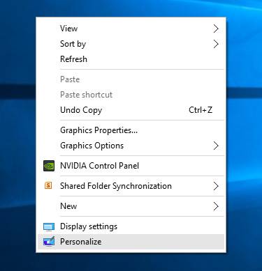 Personalize-Windows-10