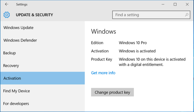 windows 11 change product key