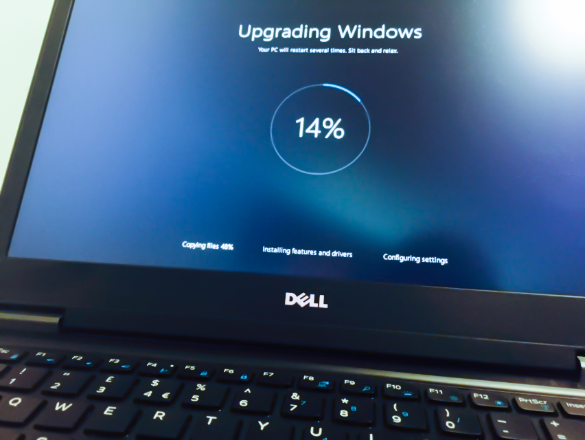 windows10 wymuszonych ulepszeń