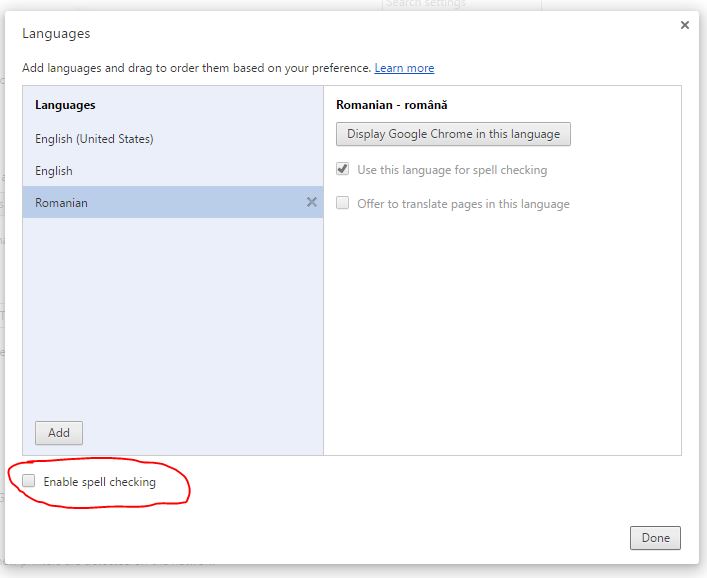 change spell check language in google chrome for mac