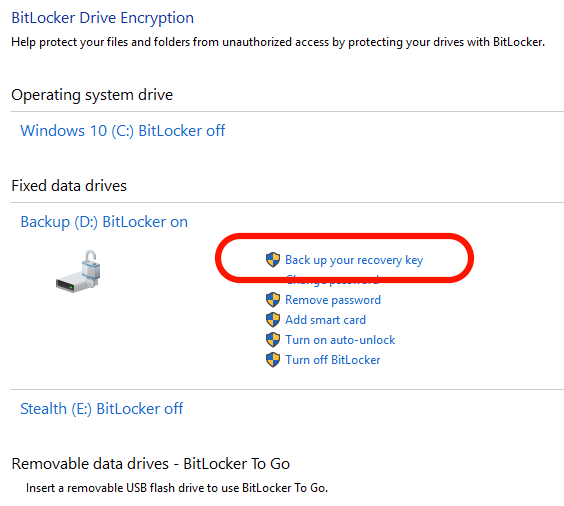 unlock bitlocker