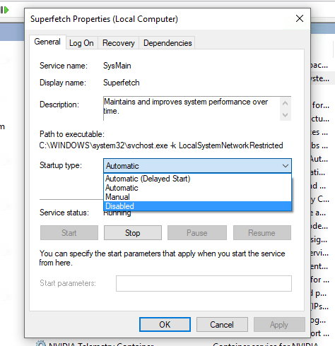 enable superfetch windows 8.1