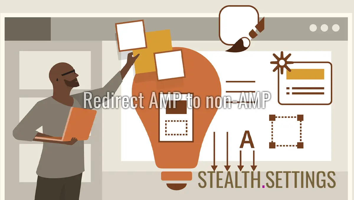 Redirect AMP to non-AMP