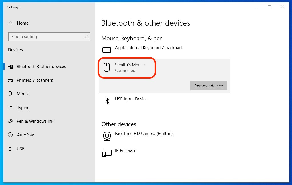 bluetooth mouse windows 8