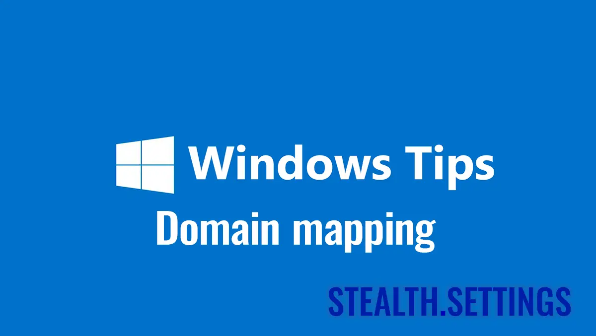 Domain mapping - hosts