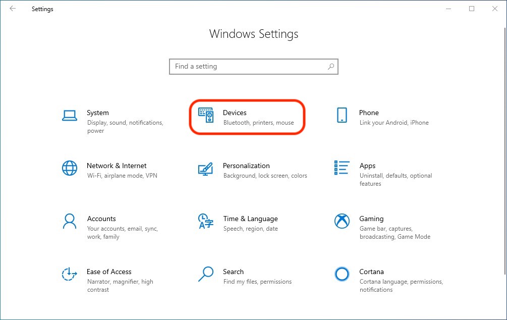 Windows 10 Windows Settings